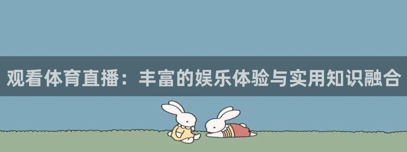 新球体育足球：观看体育直播：丰富的娱乐体验与实用知识融合